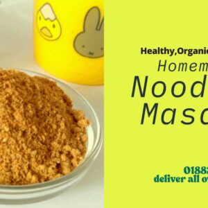 Homemade noodles masala